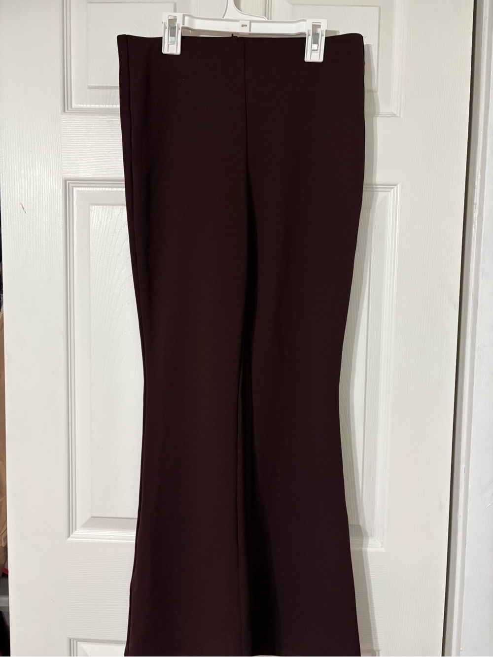 H&M Dark Brown Boot-Cut Ponte Pants